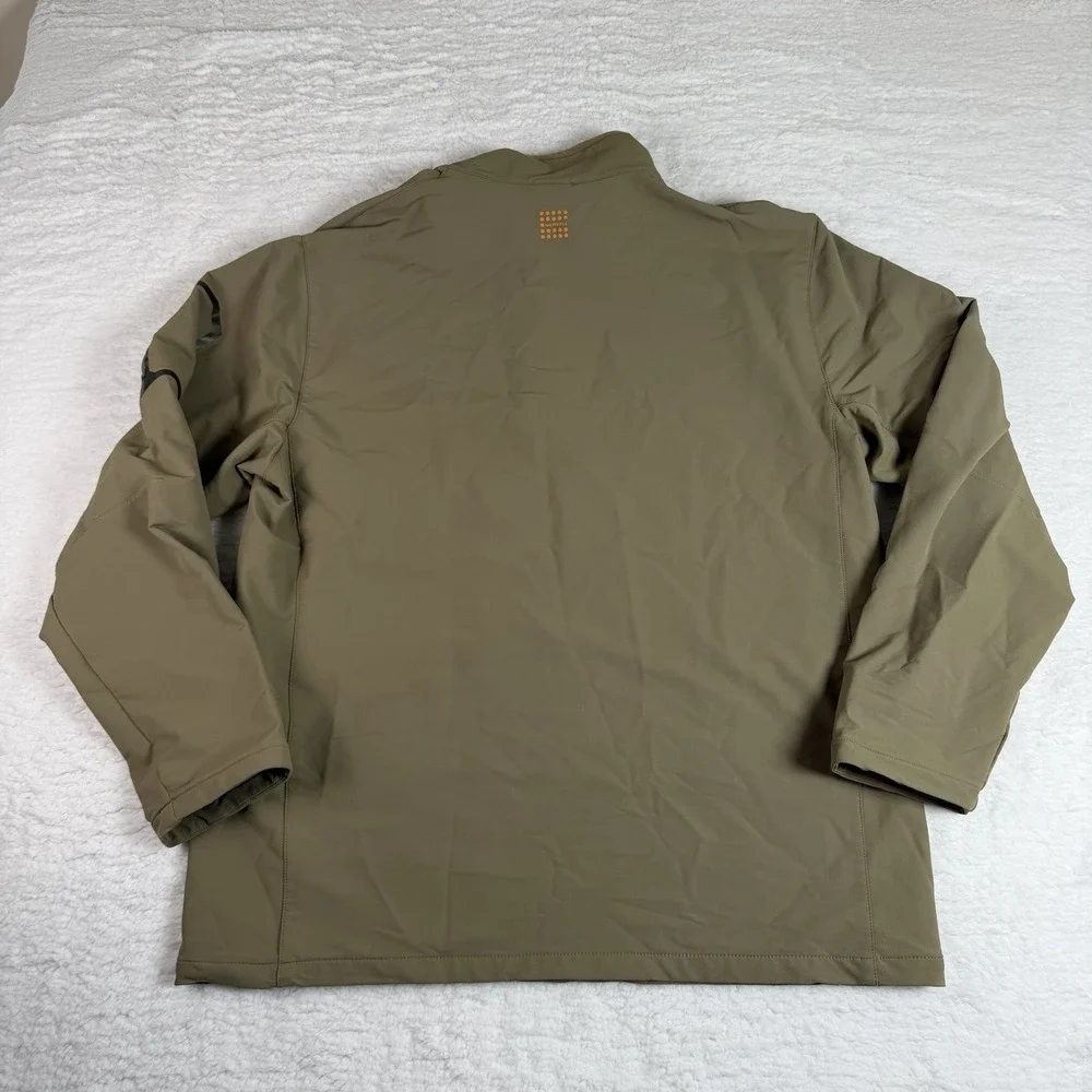 Merrell Men's Large Green 1/4 Zip Jacket Hiking Outdoors